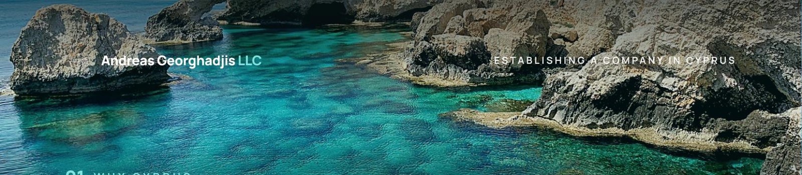 Cyprus coastline at sunset